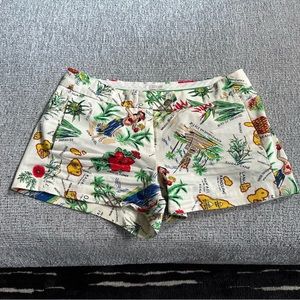 J Crew Chino Shorts Hawaiian